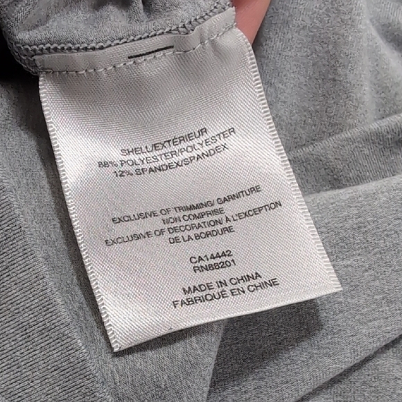 MPG | Gray Workout Fitted Tank Top With Camisole Size XL 1X - Picture 8 of 9